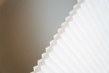 Hexagonal semi shading honeycomb cloth